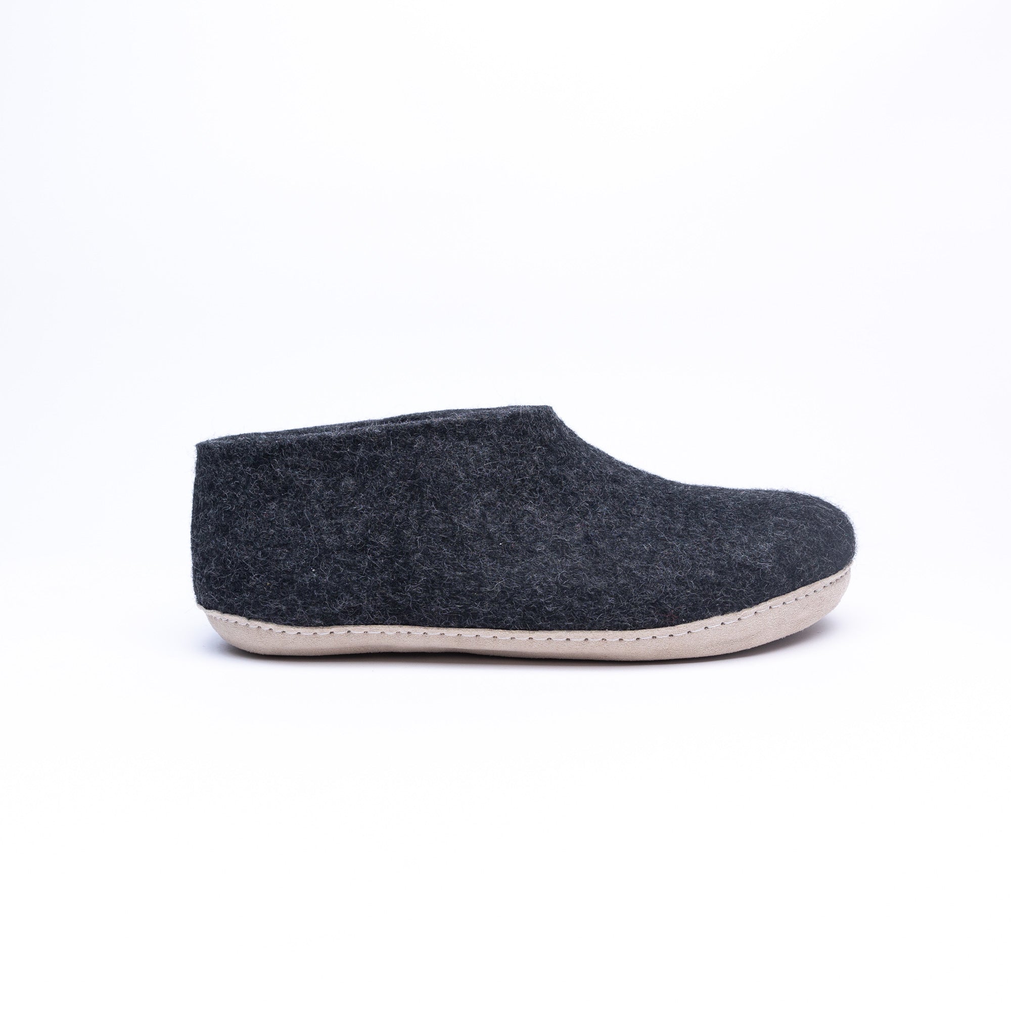Graphite Wool Ankle Boots - Kuuma Shoes