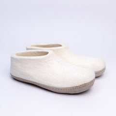 Neutral Cream Ankle Boots - Kuuma Shoes