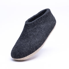 Graphite Wool Ankle Boots - Kuuma Shoes