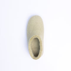 Pastel Green Wool Felt Ankle Boots - Kuuma Shoes