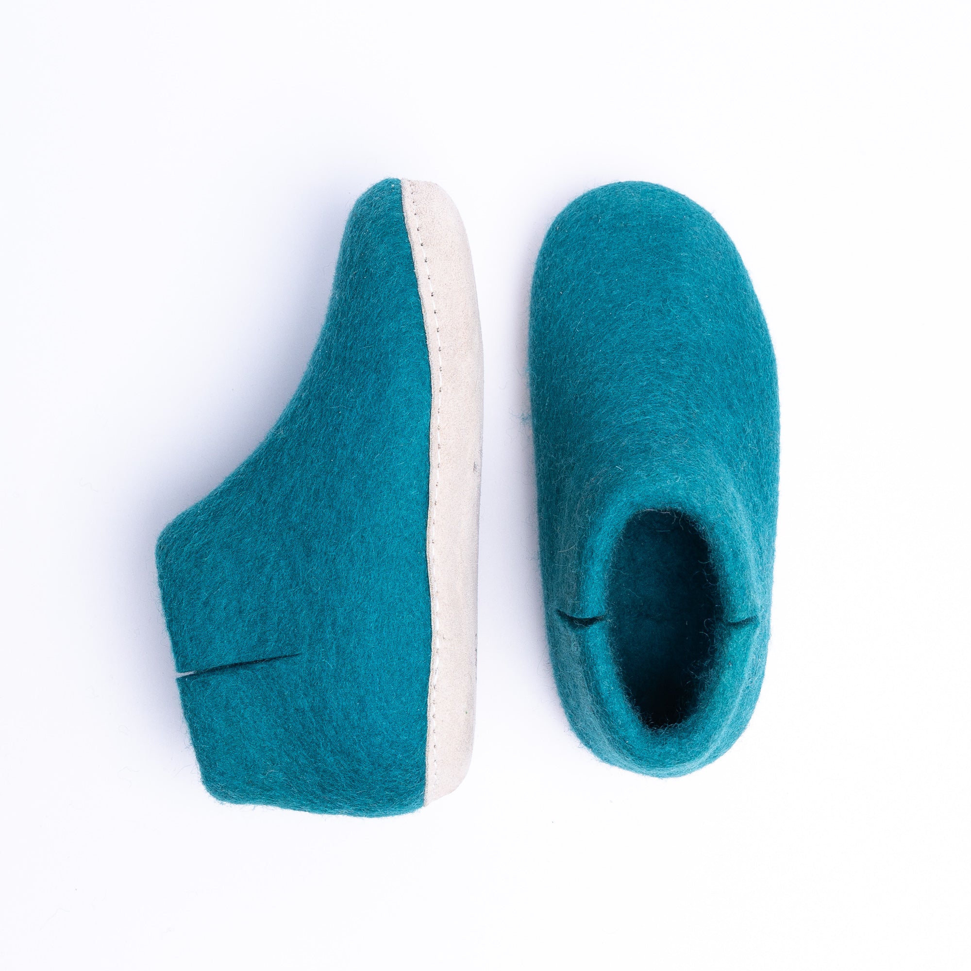 Peacock Felt Boots - Kuuma Shoes