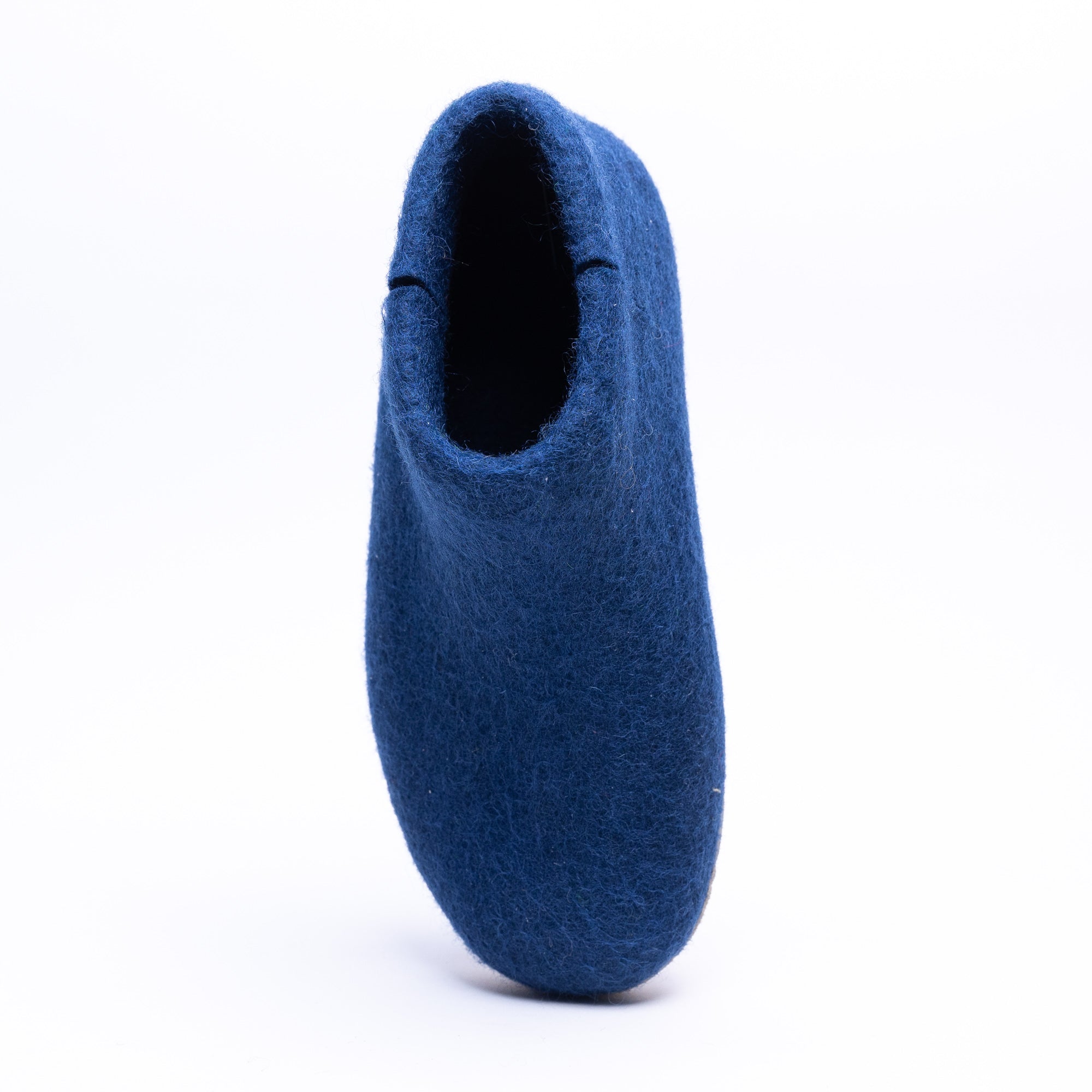 Rhino Blue Wool Felt Boots - Kuuma Shoes