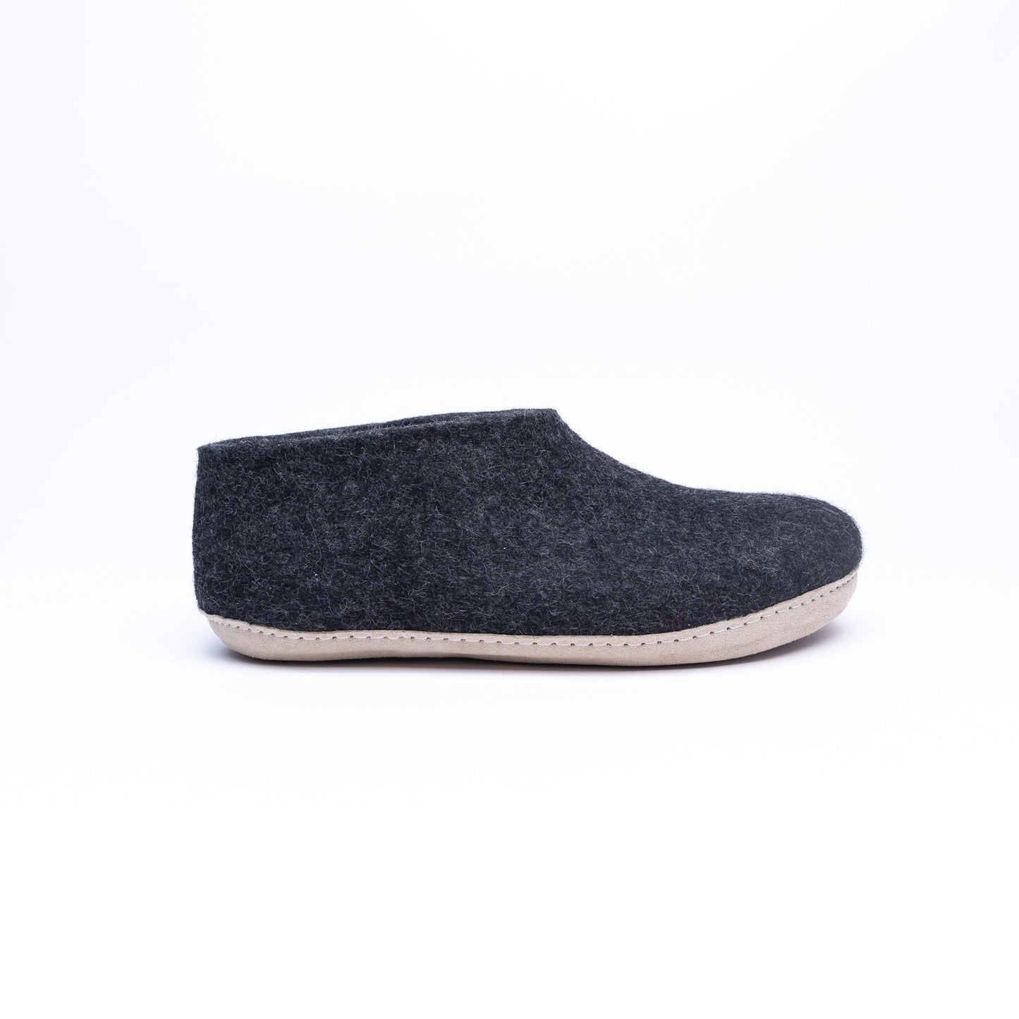 Graphite Wool Ankle Boots