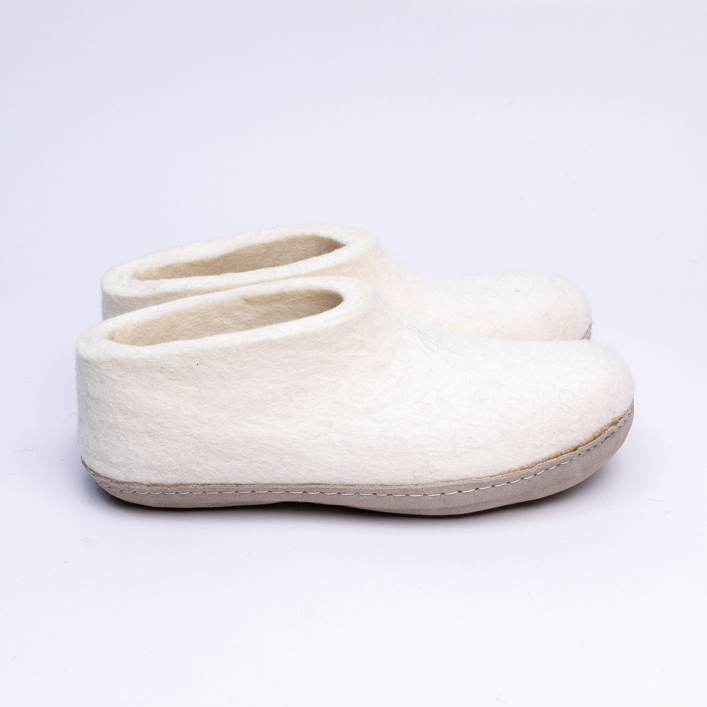 Neutral Cream Ankle Boots