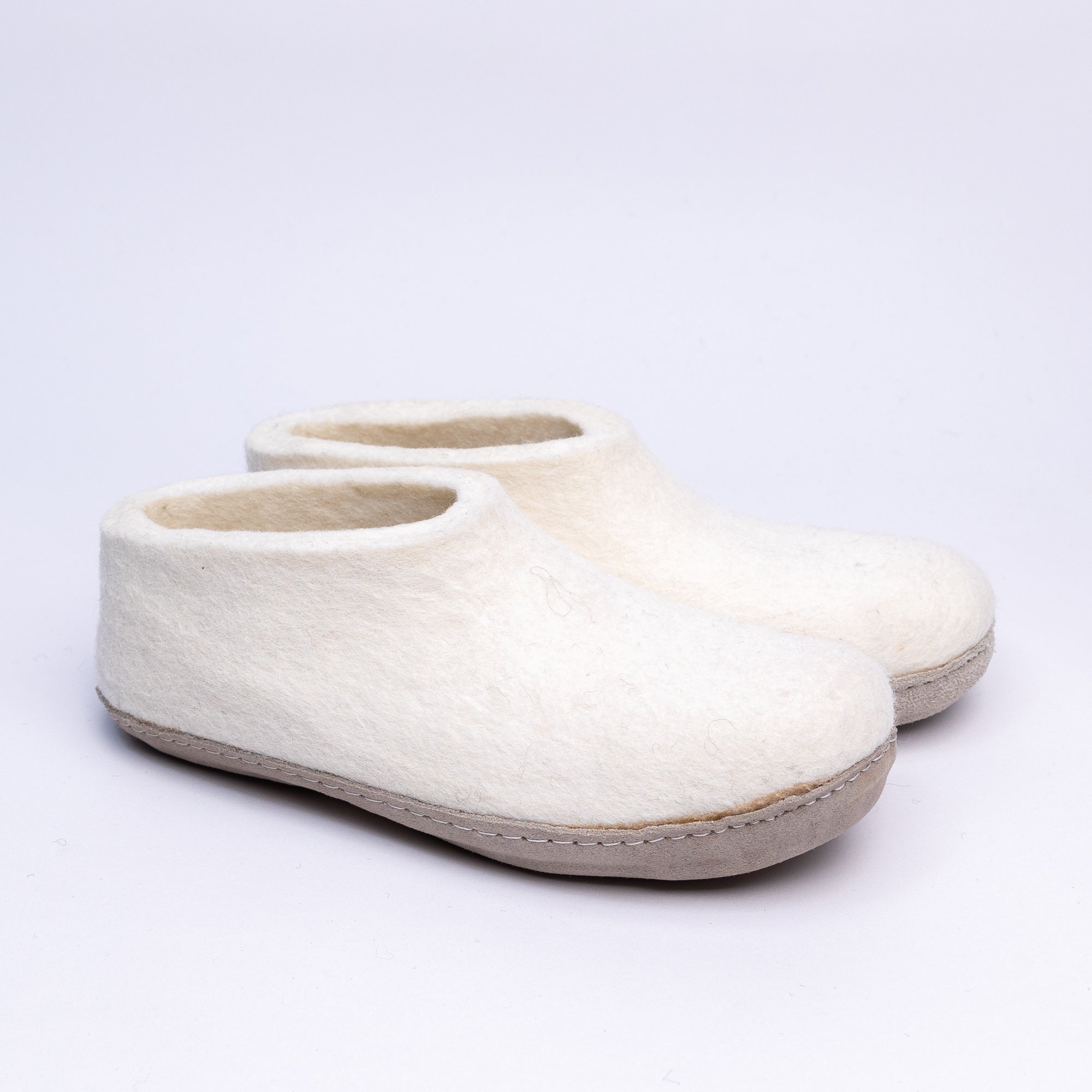 Neutral Cream Ankle Boots - Kuuma Shoes