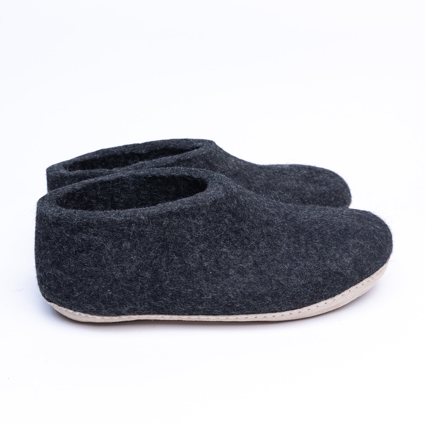 Graphite Wool Ankle Boots