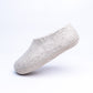 Marbled Tan Wool Felt Ankle Boots