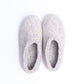 Marbled Tan Wool Felt Ankle Boots