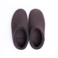 Dark Brown Wool Felt Ankle Boots