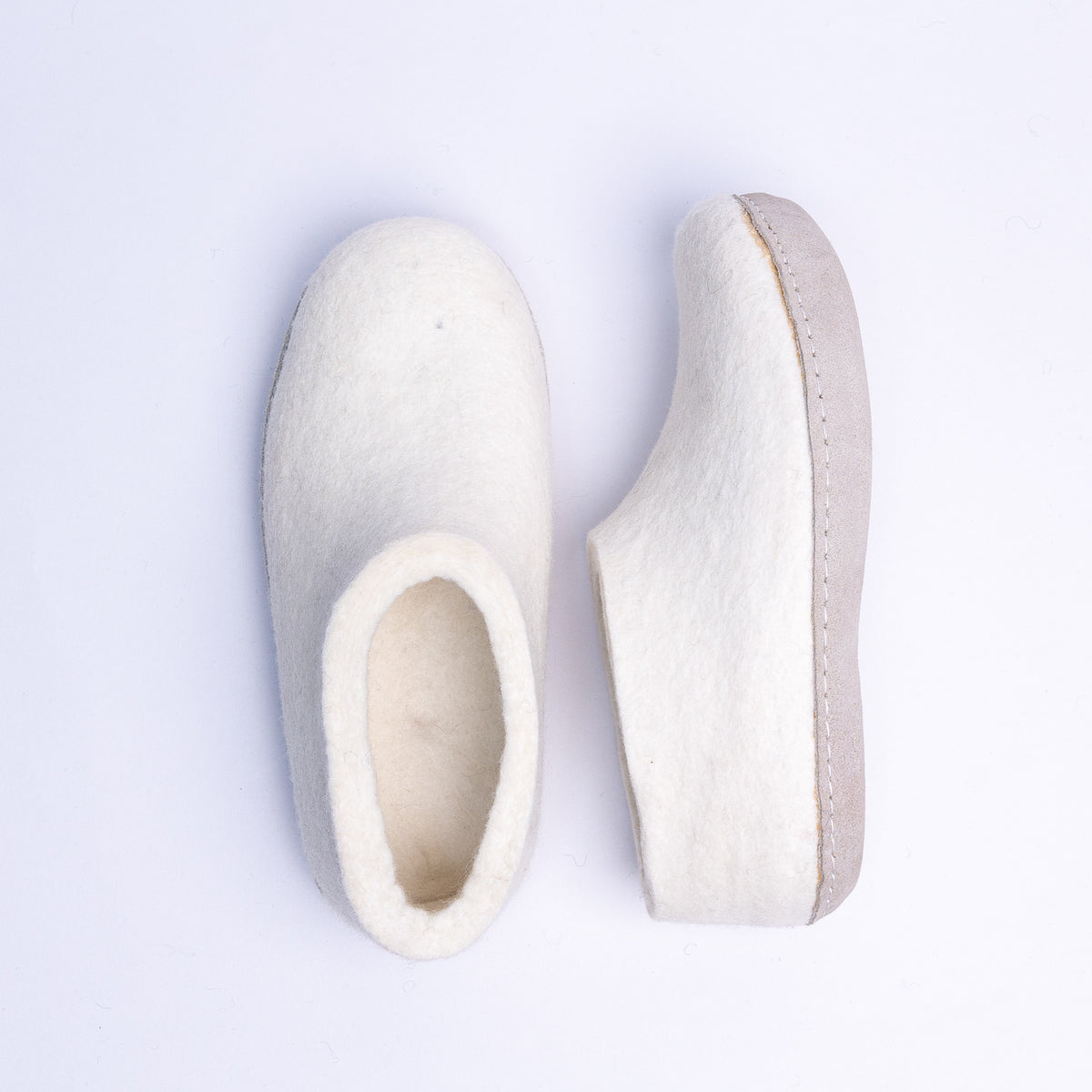 Neutral Cream Ankle Boots - Kuuma Shoes