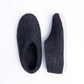 Graphite Wool Ankle Boots