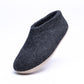 Graphite Wool Ankle Boots
