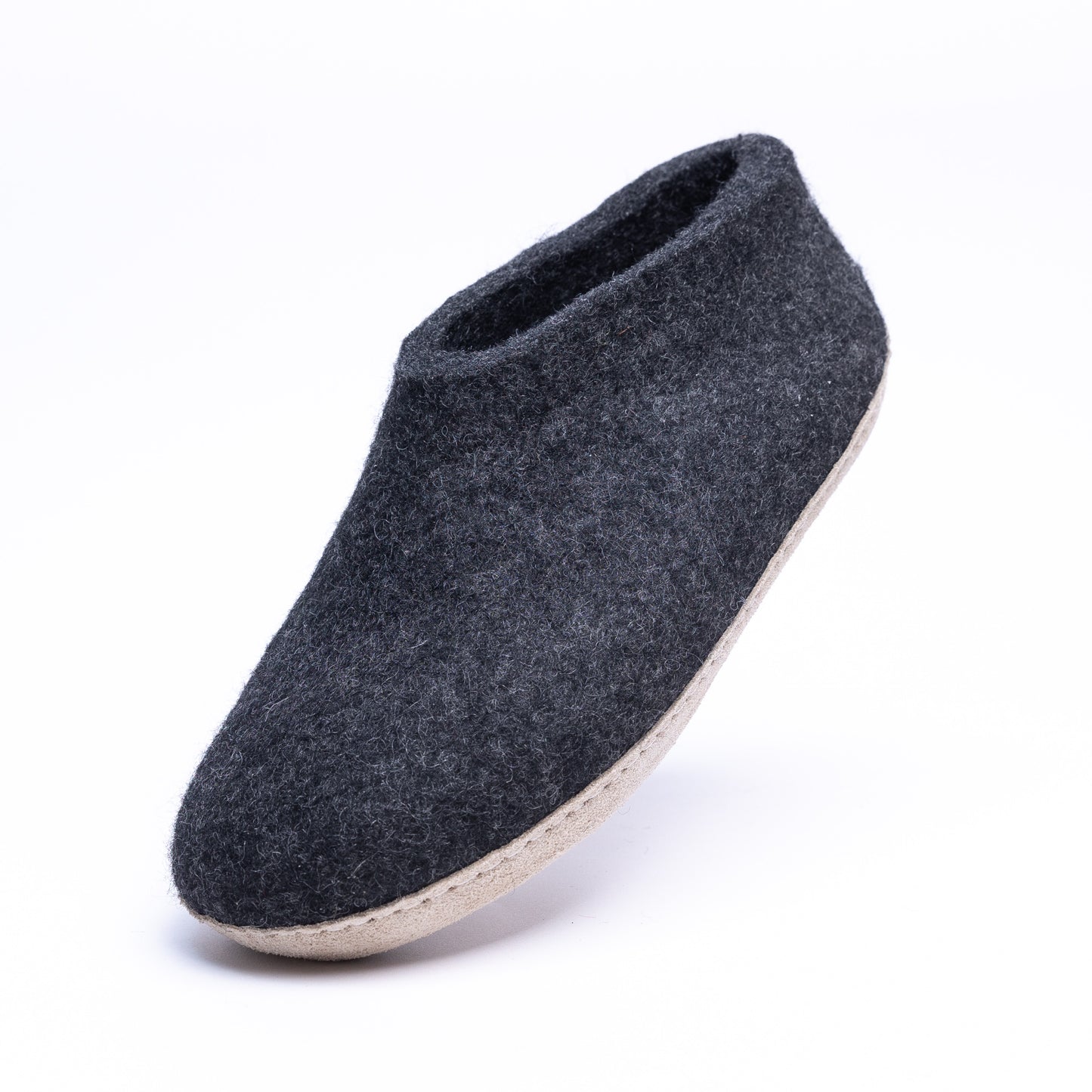 Graphite Wool Ankle Boots