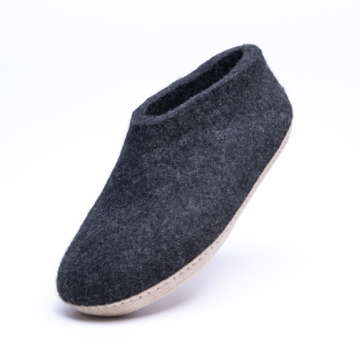 Graphite Wool Ankle Boots