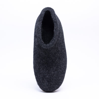 Graphite Wool Ankle Boots
