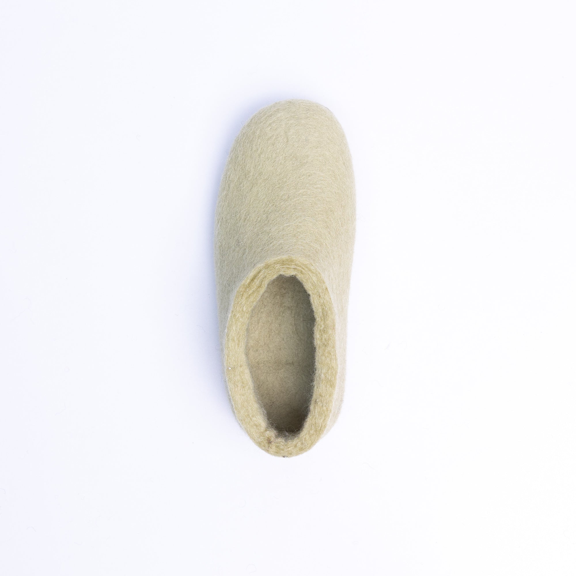 Pastel Green Wool Felt Ankle Boots - Kuuma Shoes
