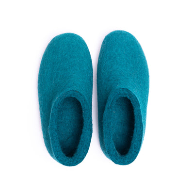 Peacock Felt Ankle Boots