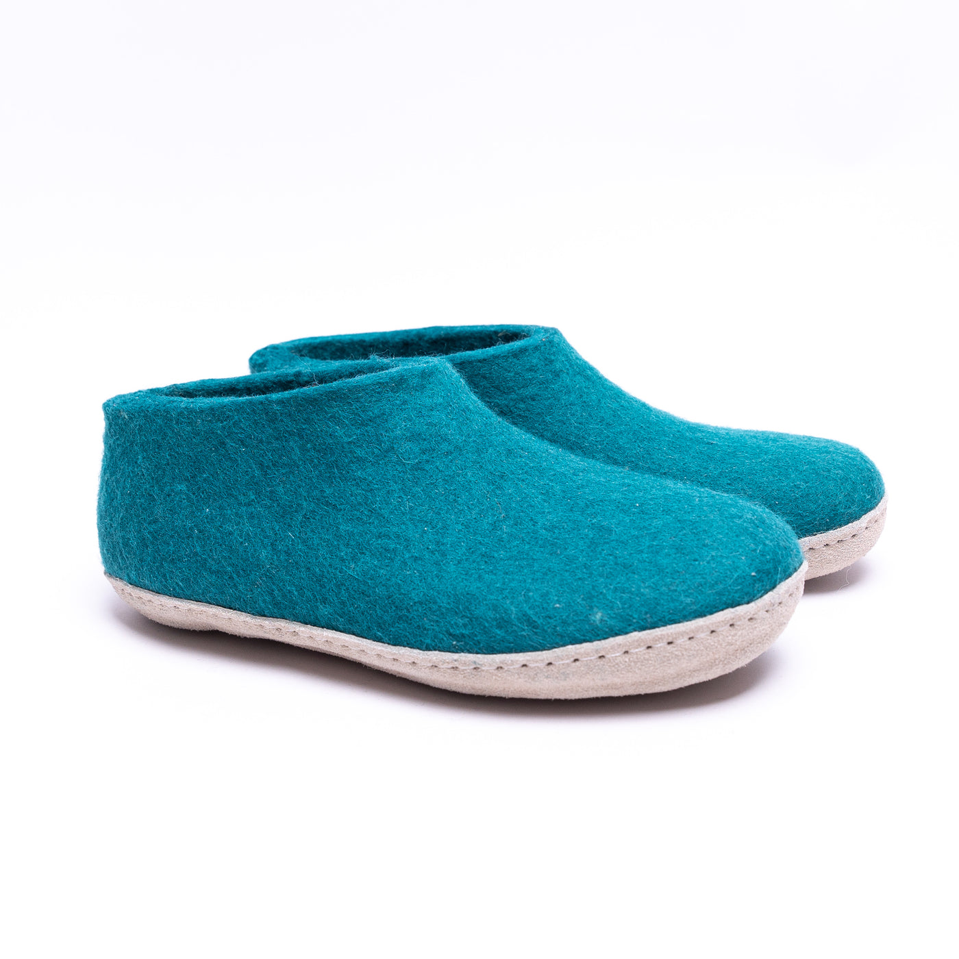 Peacock Felt Ankle Boots