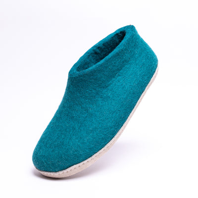 Peacock Felt Ankle Boots