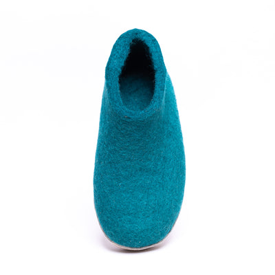 Peacock Felt Ankle Boots