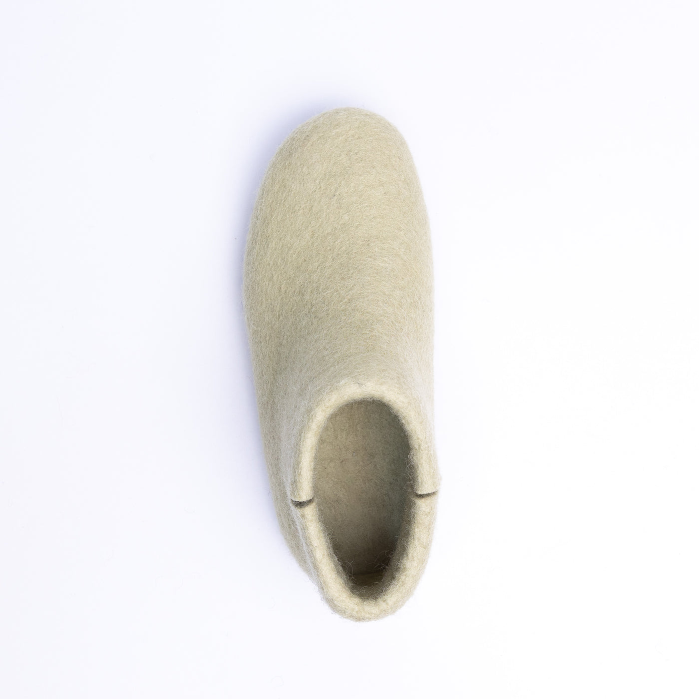 Pastel Green Wool Felt Boots
