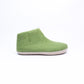 Light Green Wool Felt Boots