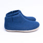 Rhino Blue Wool Felt Boots