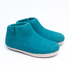 Peacock Felt Boots - Kuuma Shoes