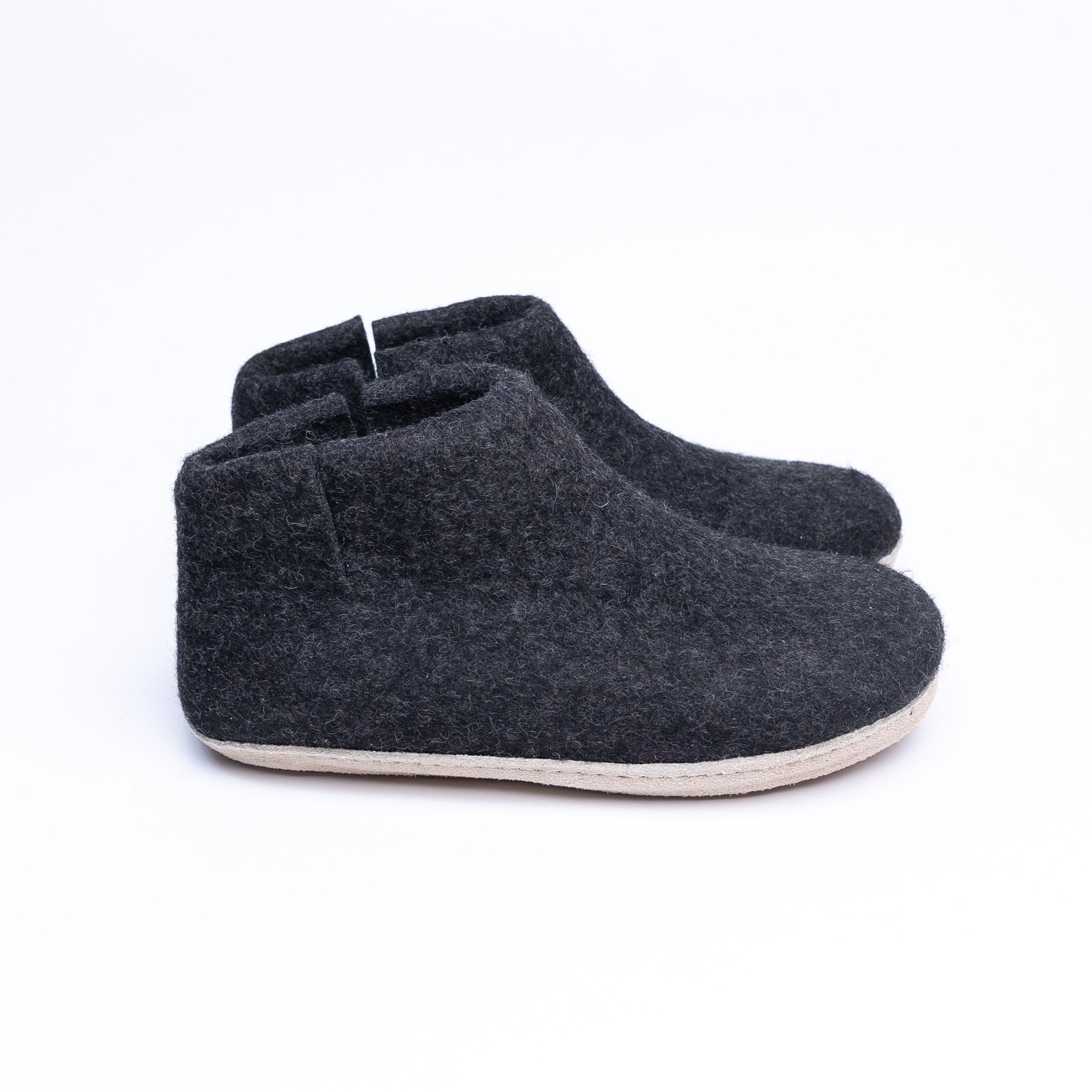 Graphite Wool Felt Boots - Kuuma Shoes