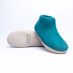 Peacock Felt Boots - Kuuma Shoes