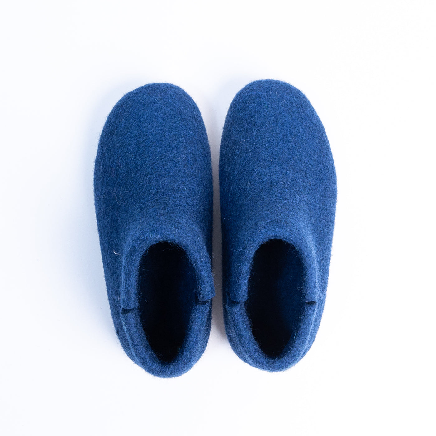 Rhino Blue Wool Felt Boots