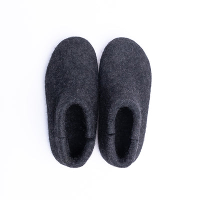 Graphite Wool Felt Boots