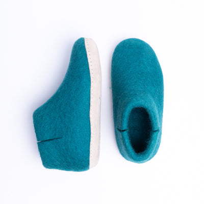 Peacock Felt Boots