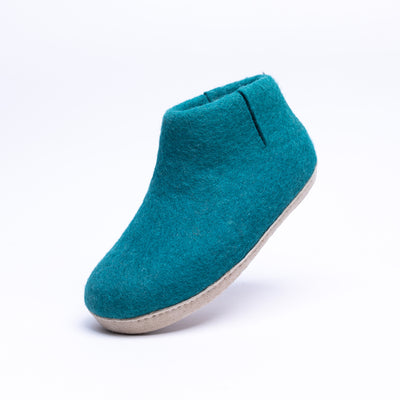 Peacock Felt Boots