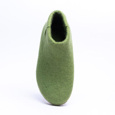 Light Green Wool Felt Boots