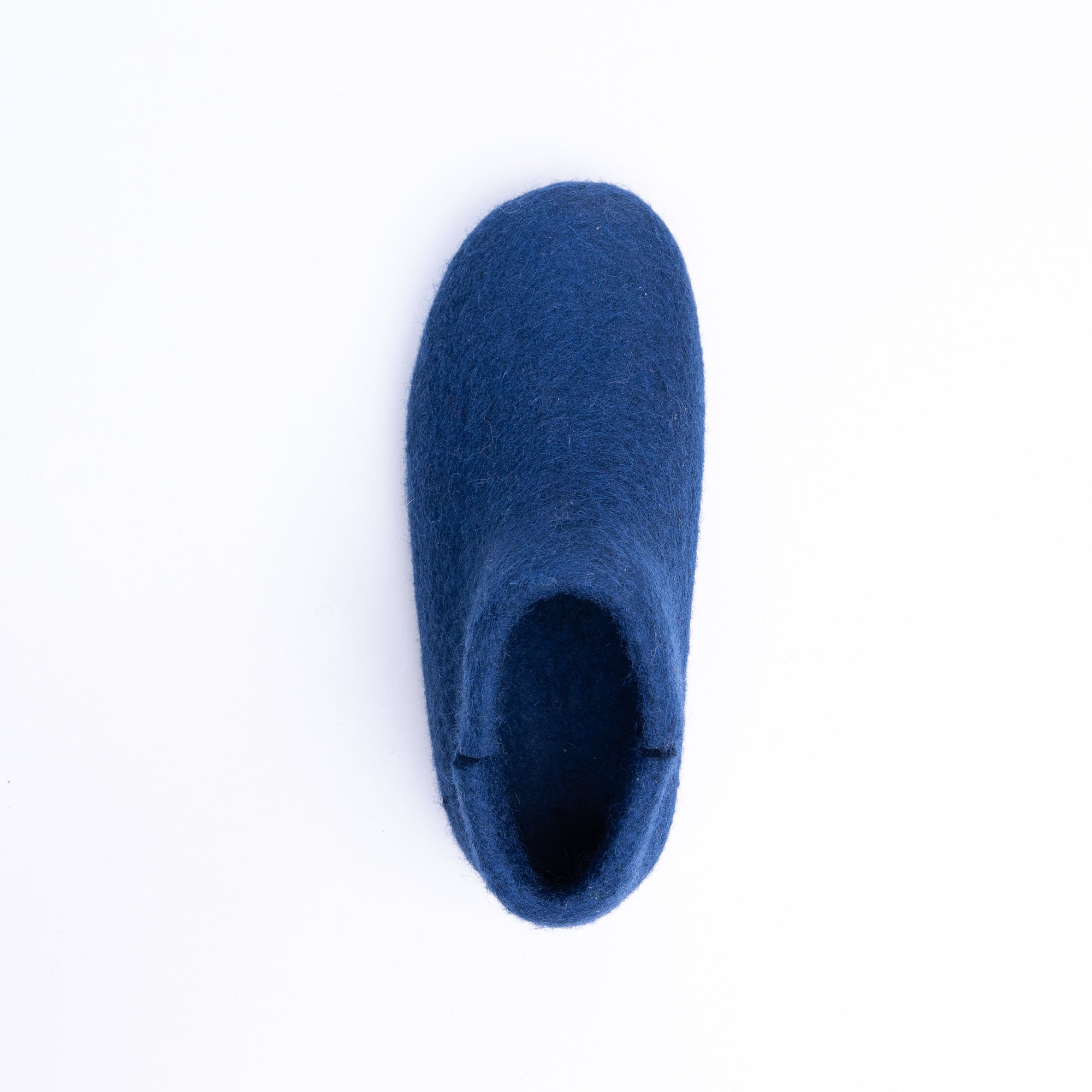 Rhino Blue Wool Felt Boots - Kuuma Shoes