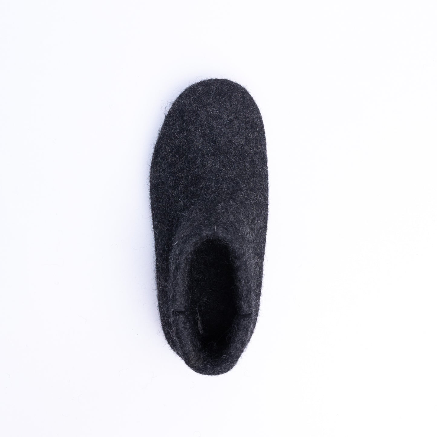KUUMA - Graphite Wool Felt Boots Unisex, Cozy, Handmade Indoor Comfort