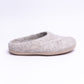 Marbled Tan Wool Felt Slippers