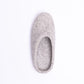 Marbled Tan Wool Felt Slippers