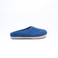 Rhino Blue Wool Felt Slippers