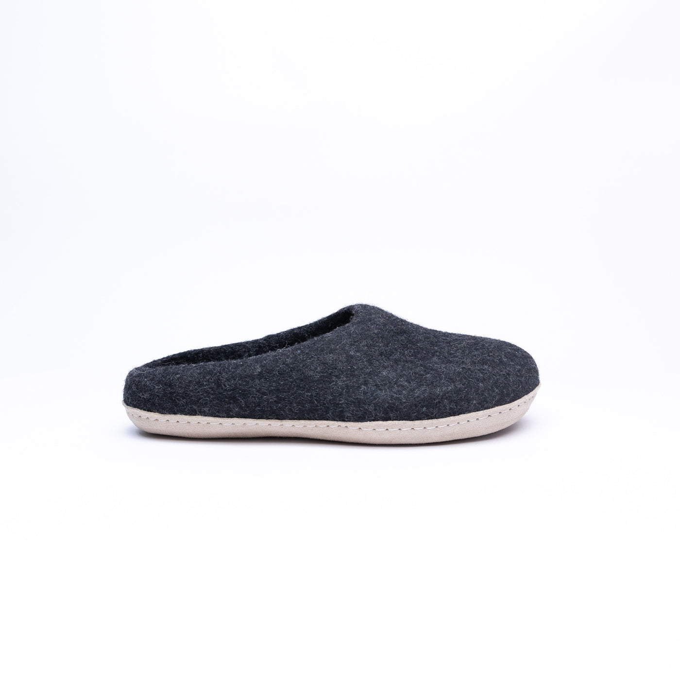 Graphite Wool Slippers