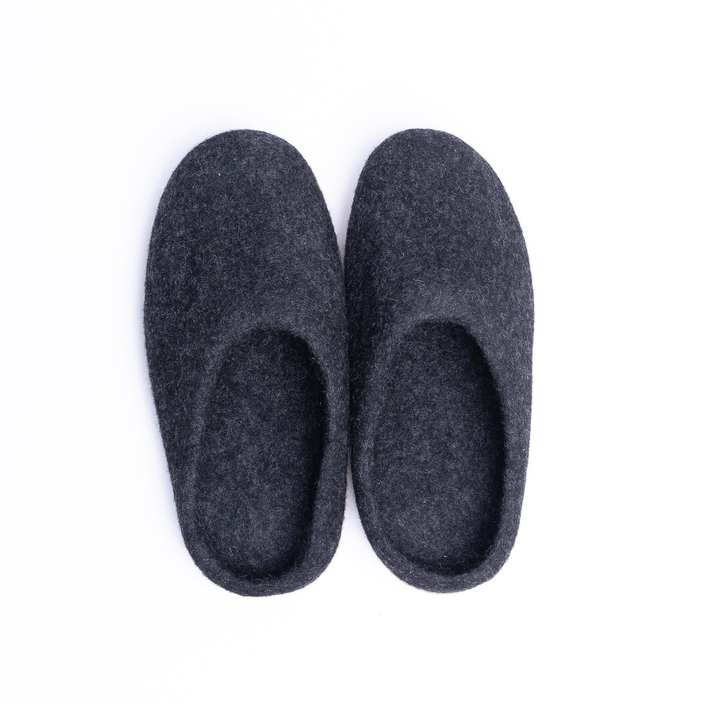 Graphite Wool Slippers