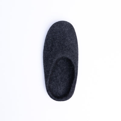 Graphite Wool Slippers