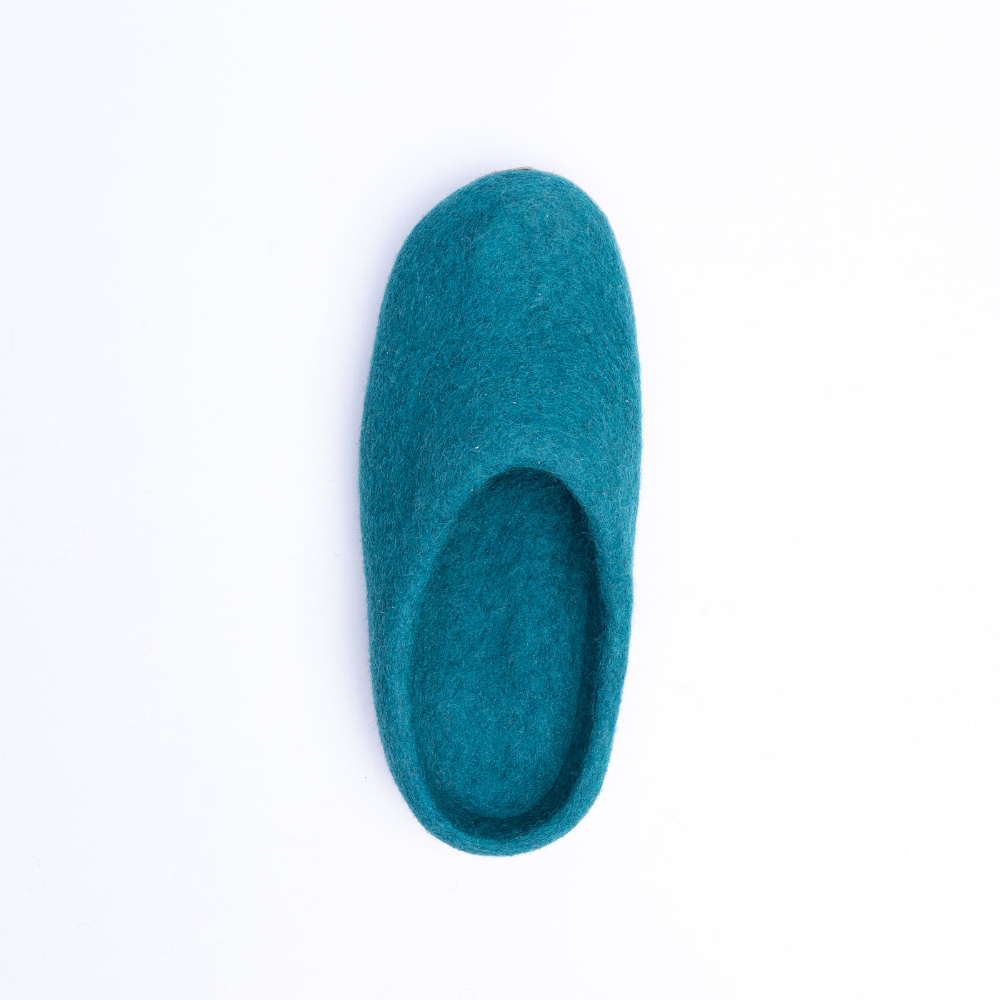 Peacock Felt Slippers