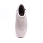 Marbled Tan Wool Felt Boots